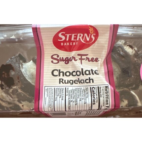 Sterns Bakery Sugar Free Chocolate Rugelach 11 Oz Box - Picture 2 of 3